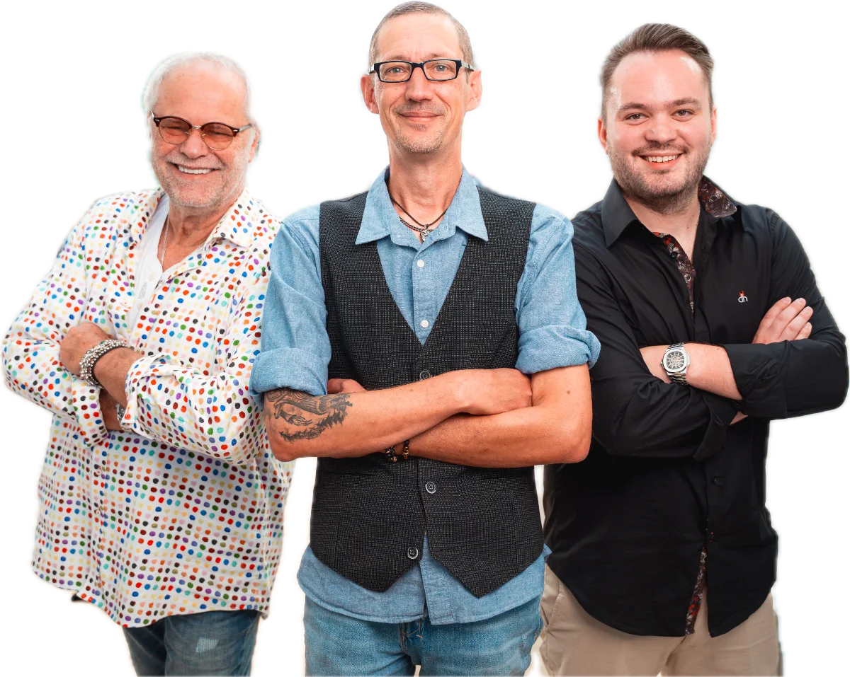 Das Team von Starlab Dental: Frank Pietrusiak, Christian Janzen und Patrick Brucker